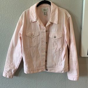 Forever 21 pink jean jacket